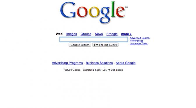 10 Tampilan Google Dari Masa Ke Masa! 10 Tampilan Google Dari Masa Ke Masa!