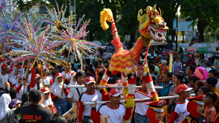 Kegiatan Dugderan menyambut bulan ramadan di Semarang (Foto: Infobudaya.net)