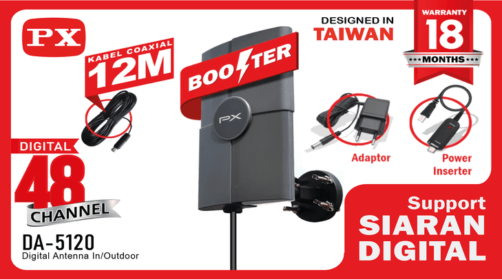 Antena TV Digital PX DA-5120 Antena TV Digital PX DA-5120