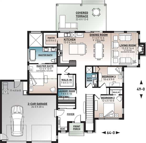 Denah rumah gaya skandinavia minimalis modern. Denah rumah minimalis modern dengan gaya Skandinavia.