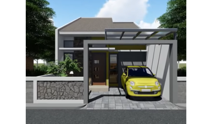 Desain rumah tipe 36 minimalis modern. Desain rumah tipe 36 minimalis modern.