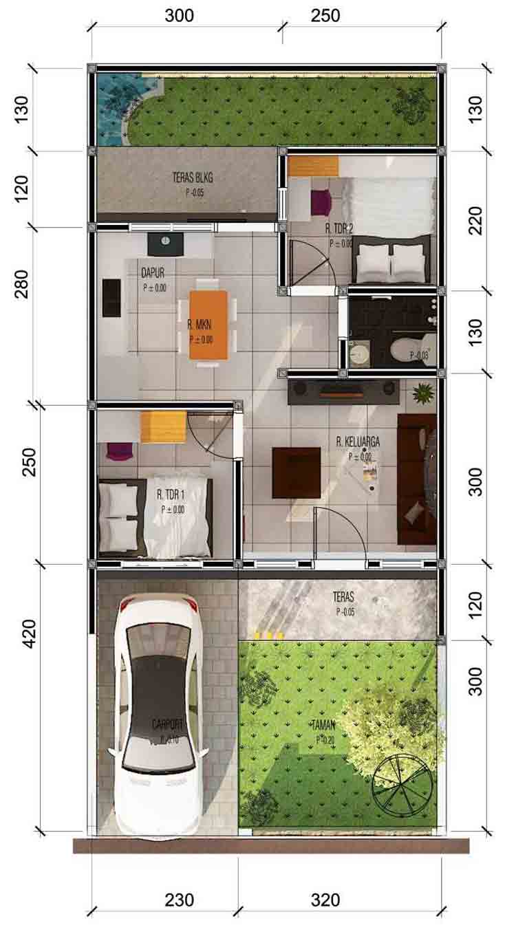 Denah rumah tipe 36 minimalis modern. Denah rumah tipe 36 minimalis modern.