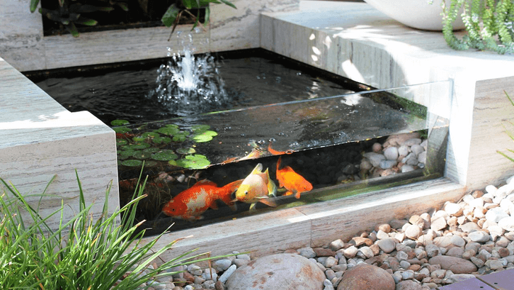 Kolam batu alam granit. (Foto: Tuffarm.com)