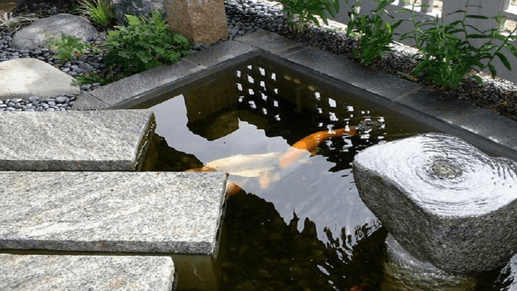 Kolam zen dapat menambah suasana rileks. (Foto: Kohei Owatari/Houzz)