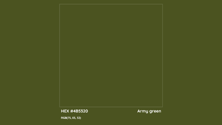 Contoh warna hijau army. (Foto: Colorxs.com)