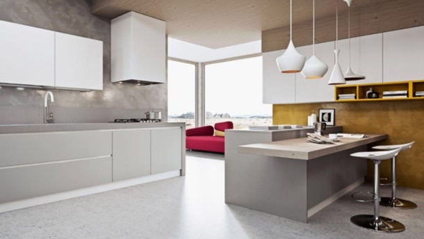 Penggunaan warna netral atau natural pada rumah impian minimalis untuk kesan modern. (Foto: Small Design Ideas)
