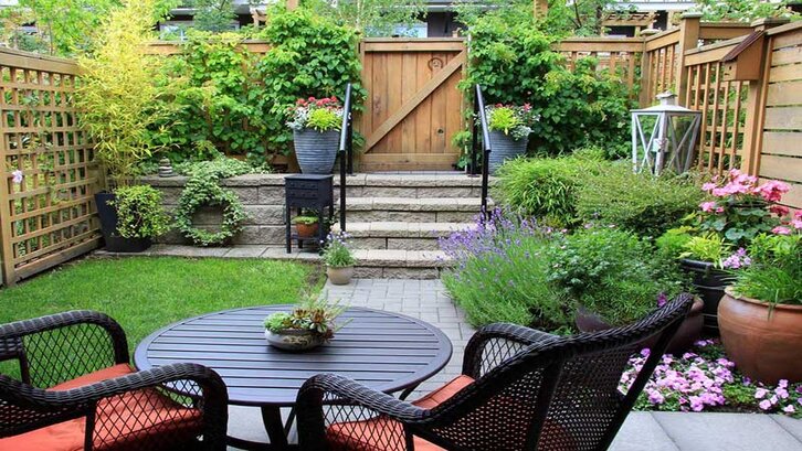 Taman belakang rumah minimalis yang ringkas.(Foto: cultivationstreet.com)