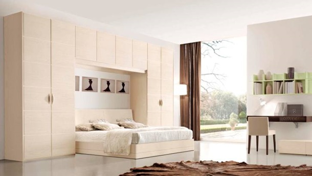 Desain tempat tidur minimalis ini sangat cocok untuk kamar dengan ruang sempit. (Foto: Archiexpo.com)