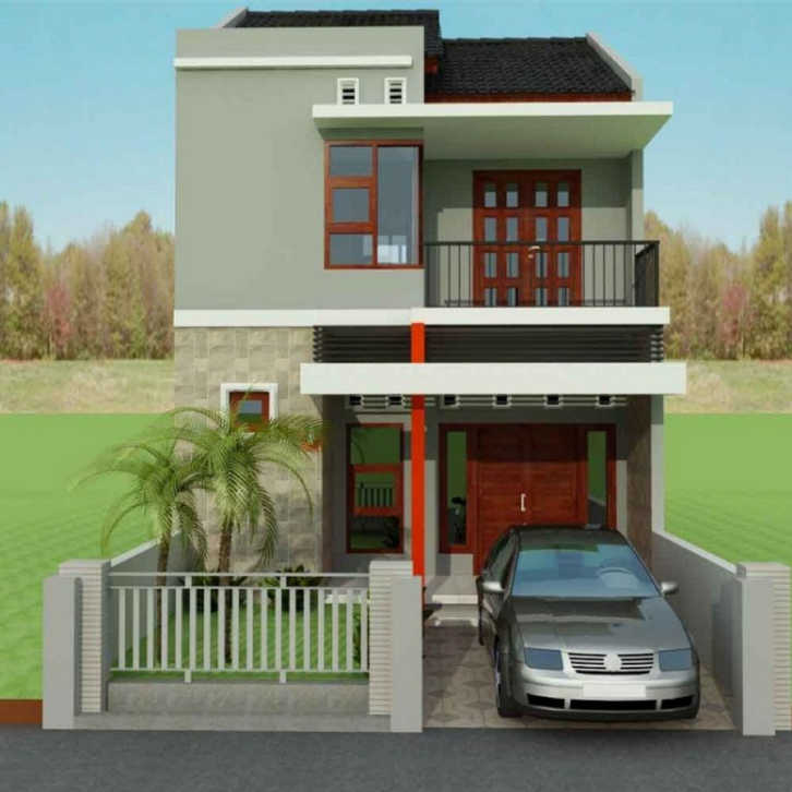 Rumah minimalis 2 lantai type 36/72.