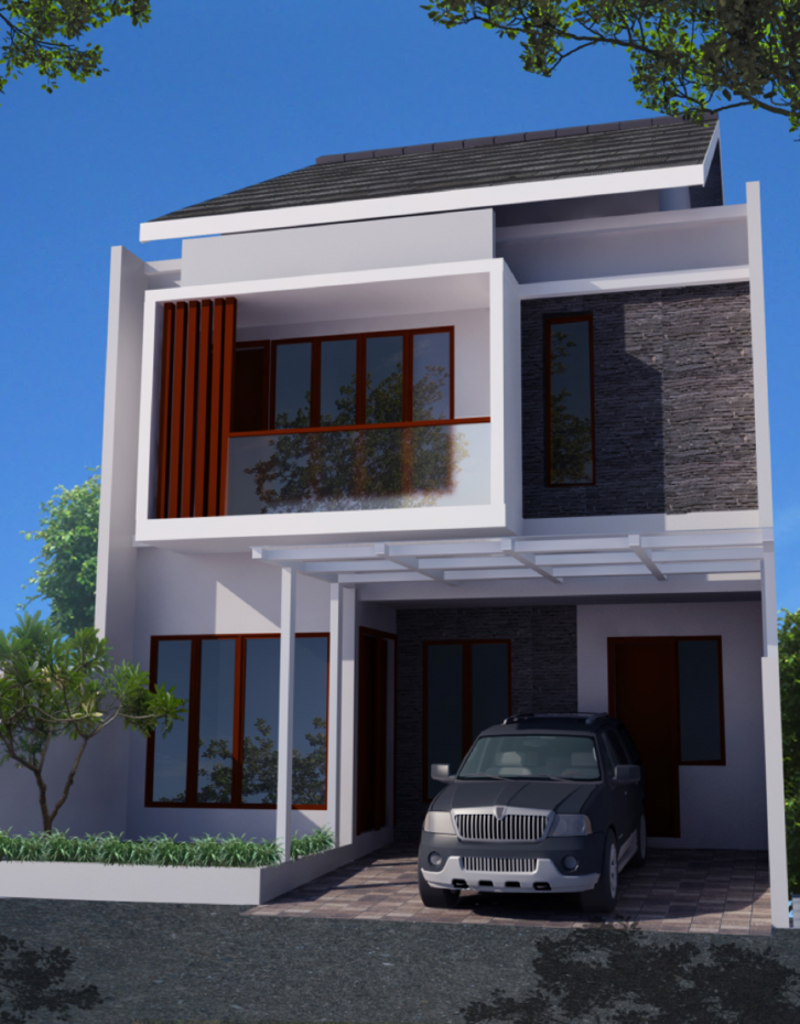 Rumah minimalis 2 lantai type 36/80.