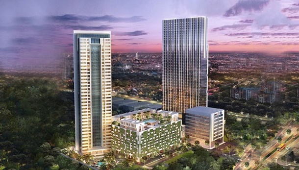 Caption: Selain gedung perkantoran, superblok ini juga dilengkapi museum yang menampilkan karya seni dari berbagai belahan dunia. (Foto: akrland.com)