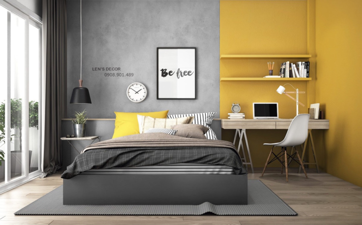 Tak ada salahnya mengkombinasikan warna abu-abu dengan kuning. Tak ada salahnya mengkombinasikan warna abu-abu dengan kuning.