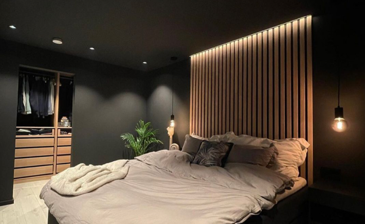 Warna cat kamar tidur hitam yang menenangkan. Warna cat kamar tidur hitam yang menenangkan.