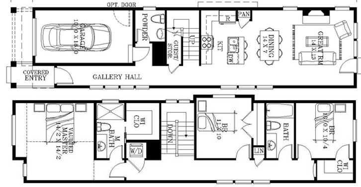 Desain interior untuk rumah 60m2