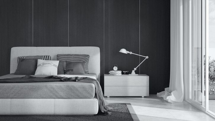 Monokromatik adalah perpaduan dua warna hitam dan putih. Foto: (Elle Décor)