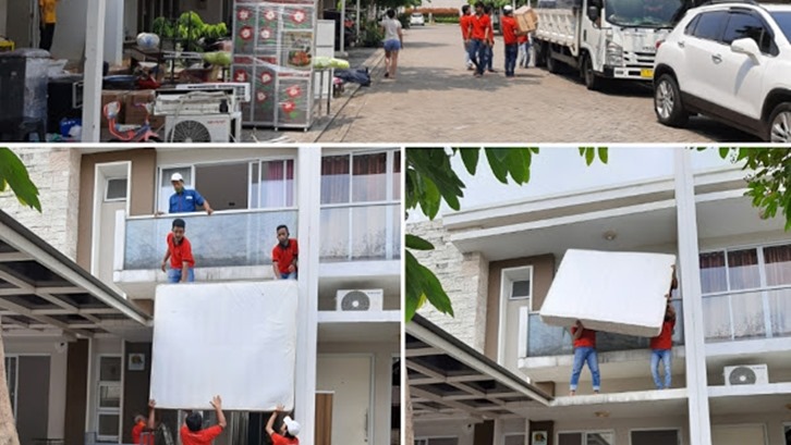 Salah satu proses pindahan rumah oleh tim Dasmover (dasmover.net)