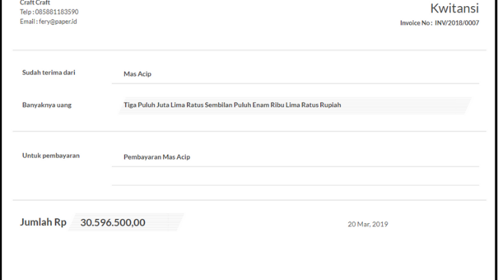 Contoh Kwitansi Jual Beli Tanah 5