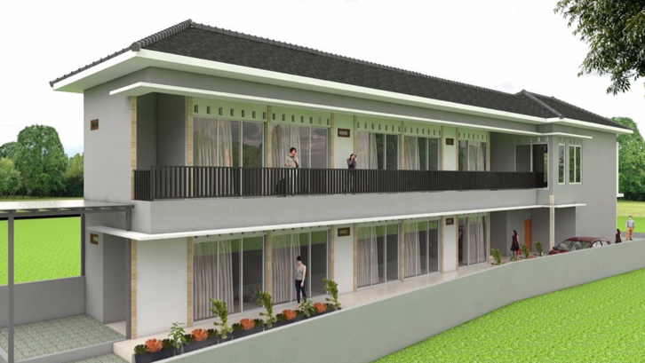 Desain Rumah Kost 2 Lantai Lahan Sempit Memanjang Desain Rumah Kost 2 Lantai Lahan Sempit Memanjang