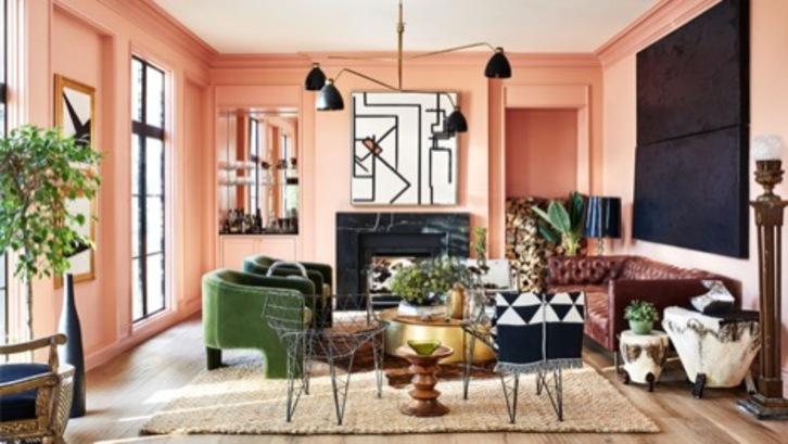 Warna Cat Rumah Bagian Dalam yang Cerah Peach yang Kalem