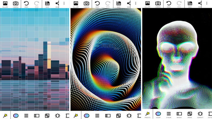 Anda bisa mengedit foto dan memberikan efek seperti glitch dengan menggunakan Glitch Lab. (Foto: FileCR)