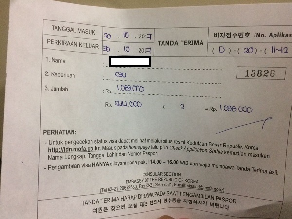 Pengalaman Cara Buat Visa Korea Selatan Sendiri Tanpa Travel