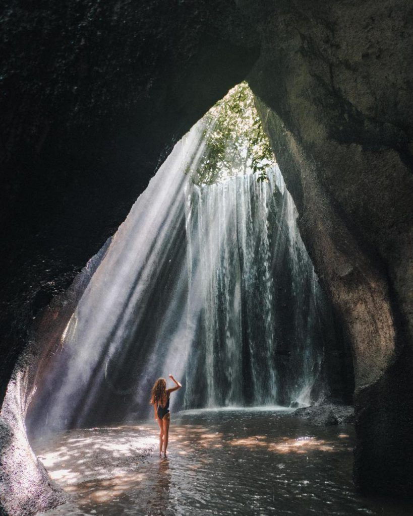 Air Terjun Tukad Cepung, Air Terjun Unik di Antara Tebing