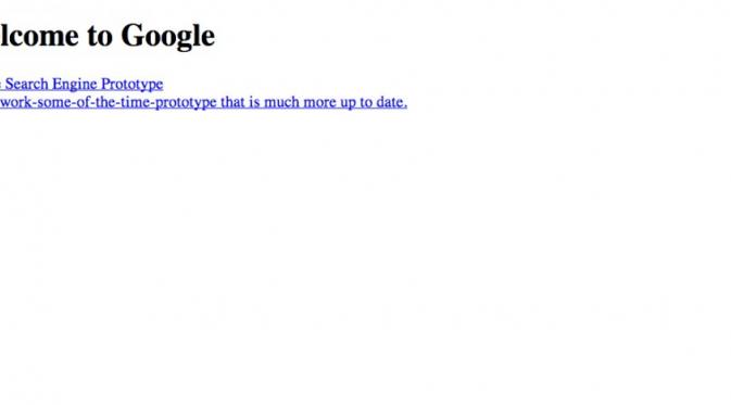 10 Tampilan Google Dari Masa Ke Masa! 10 Tampilan Google Dari Masa Ke Masa!