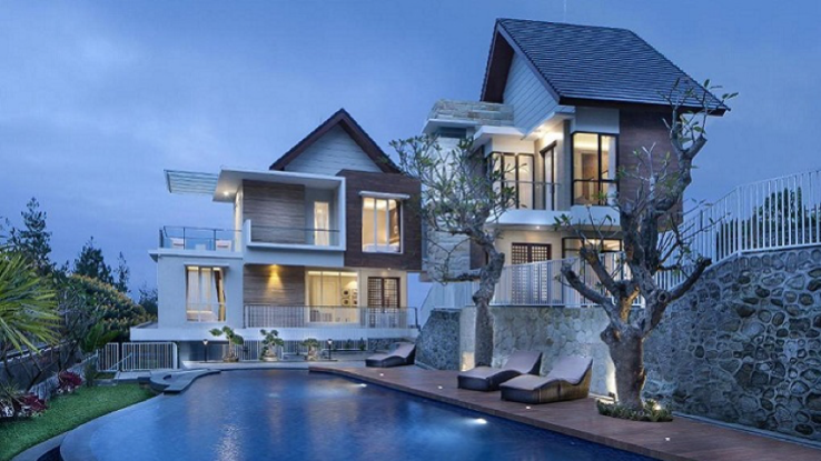 Azcarya Villa Batu Malang, Berada di Ketinggian Bukit Azcarya Villa Batu Malang, Berada di Ketinggian Bukit