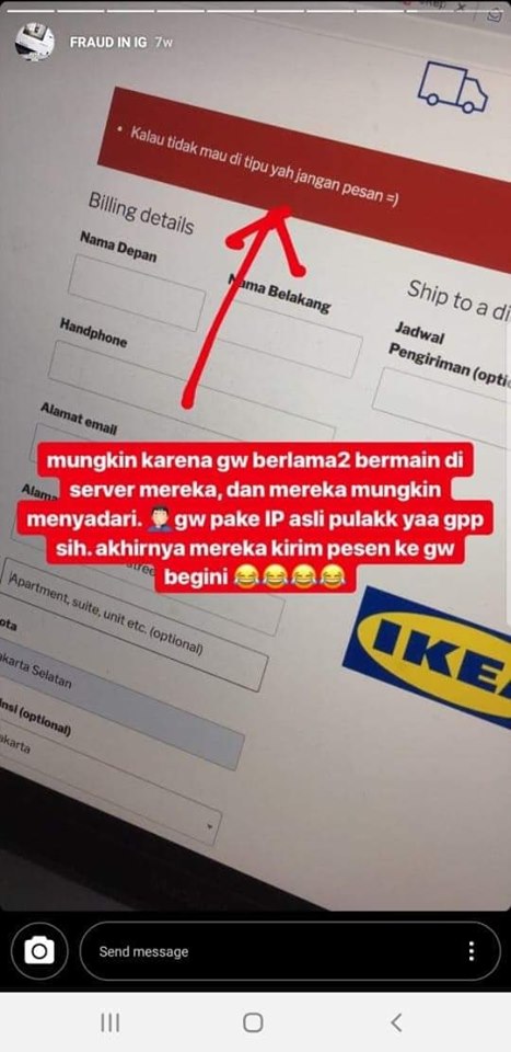 Hati-Hati Penipuan Website IKEA Abal Abal!