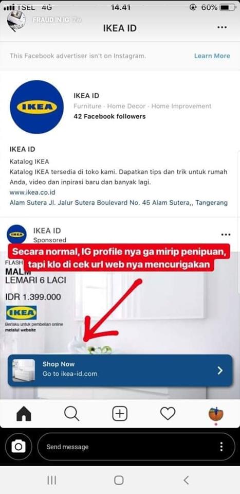 Hati-Hati Penipuan Website IKEA Abal Abal!