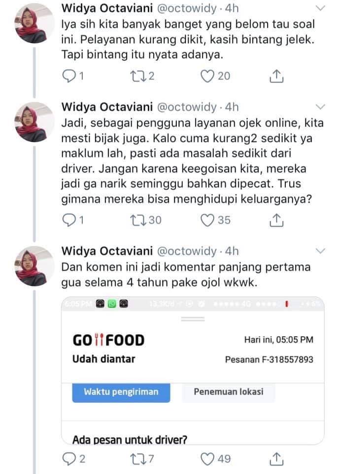 Jangan Sembaran Kasih Rate Bintang Ke Ojek Online!