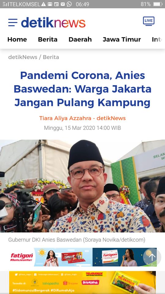 Apakah Anies bisa lock down Jakarta? Apakah Anies bisa lock down Jakarta?