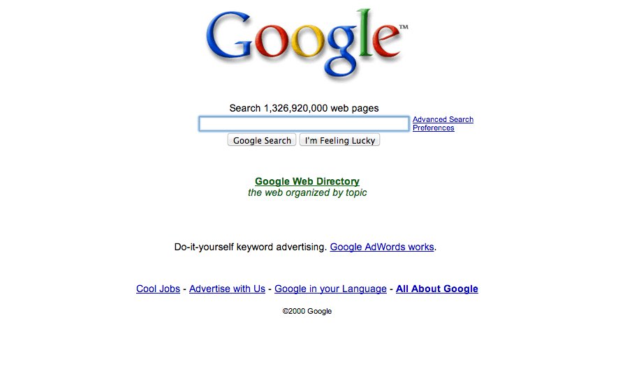 10 Tampilan Google Dari Masa Ke Masa! 10 Tampilan Google Dari Masa Ke Masa!
