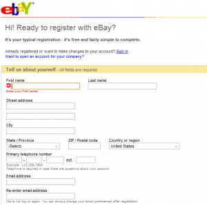 Cara Mendaftar Akun eBay Itu Mudah Sekali