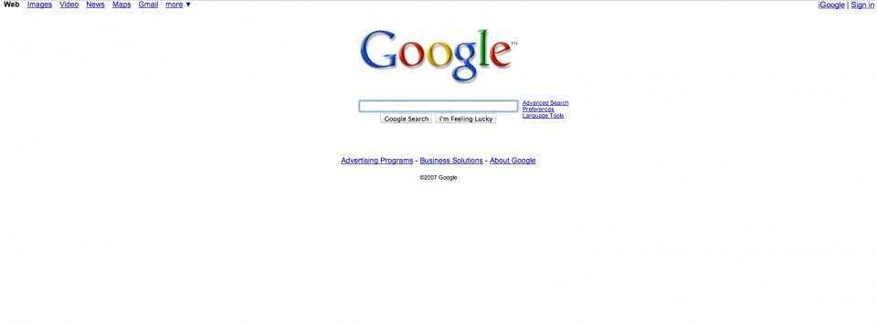 10 Tampilan Google Dari Masa Ke Masa! 10 Tampilan Google Dari Masa Ke Masa!