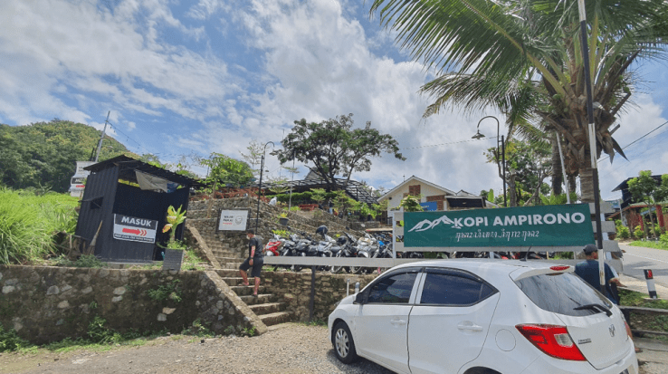 Lokasi Kopi Ampirono
