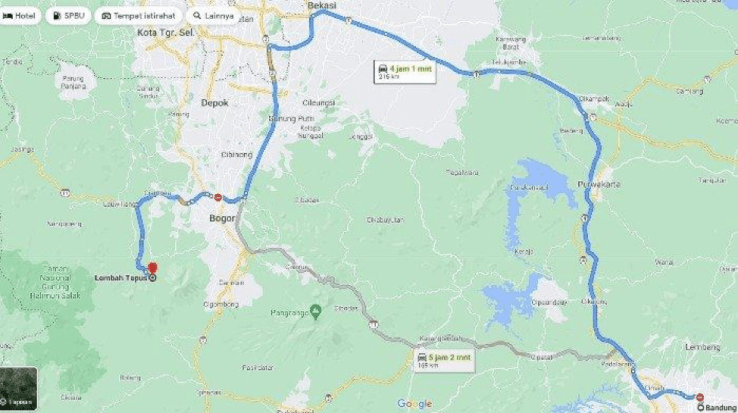 Cara Menuju Lembah Tepus Cara Menuju Lembah Tepus
