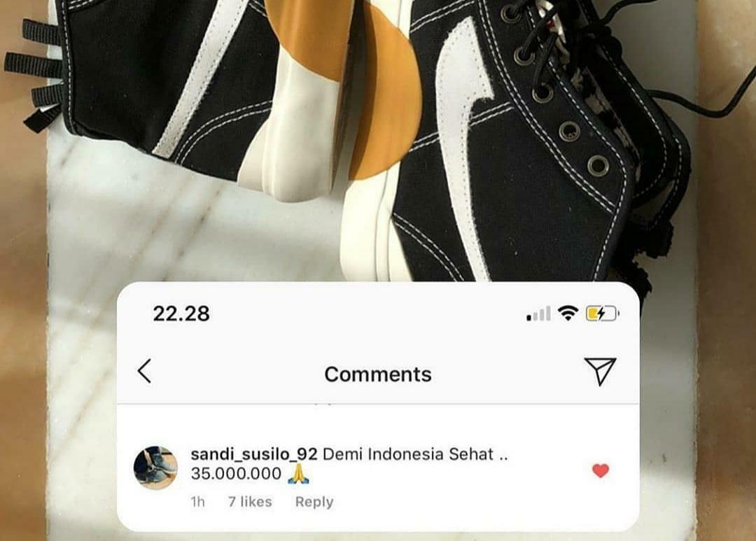 Orang Indonesia Itu Tajir Ya, Lelang Sepatu Lokal Aja Tembus Puluhan Juta Cuy! Orang Indonesia Itu Tajir Ya, Lelang Sepatu Lokal Aja Tembus Puluhan Juta Cuy!