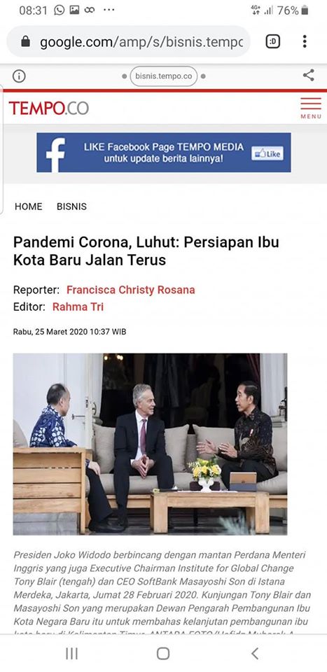 Pemerintah Mulai Jujur Tidak Punya Duit?