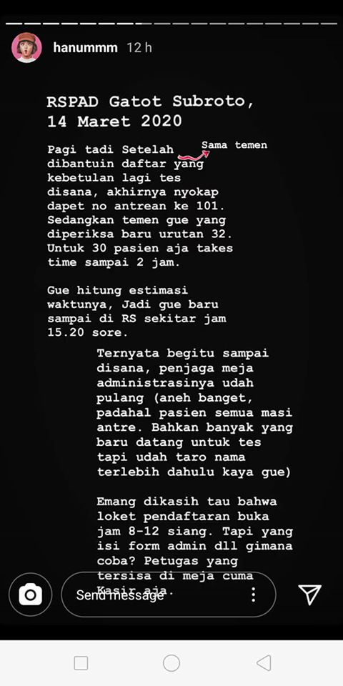 Pengalaman Test Virus Corona di RSPAD Gatot Subroto!