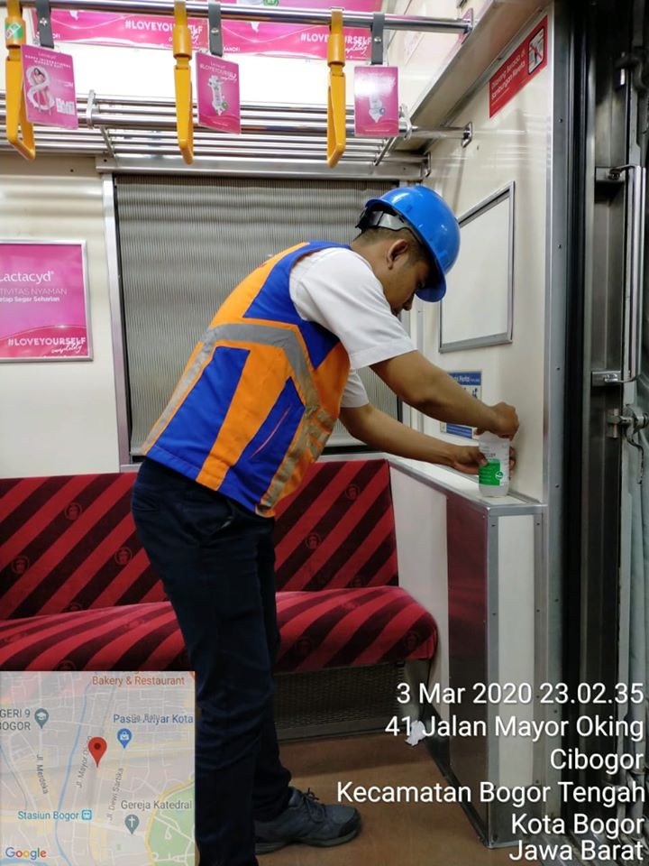 Respon KRL Commuterline Juga Transjakarta Menghadapi Virus Corona