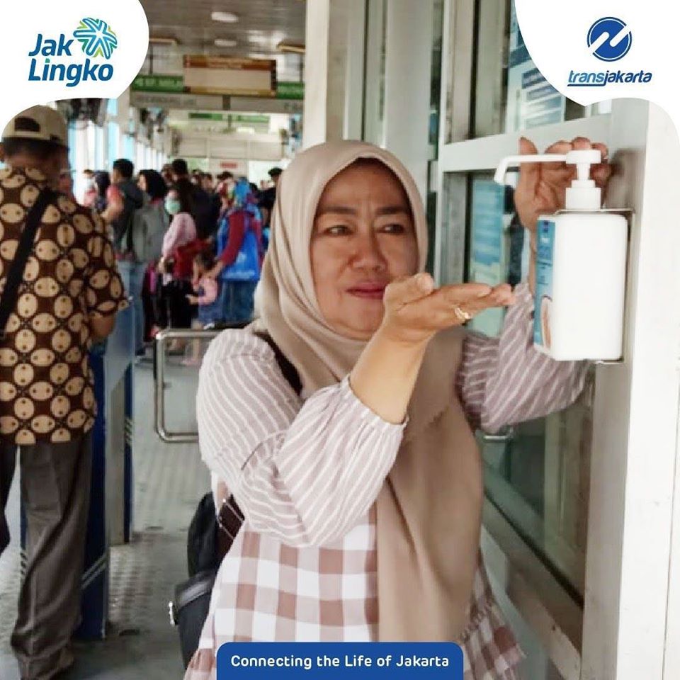 Respon KRL Commuterline Juga Transjakarta Menghadapi Virus Corona