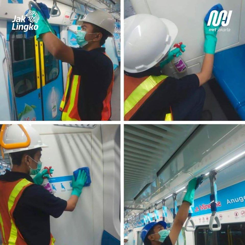 Respon KRL Commuterline Juga Transjakarta Menghadapi Virus Corona
