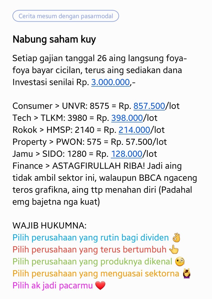 Tips Cara Menabung Saham Untuk Millenial Tips Cara Menabung Saham Untuk Millenial